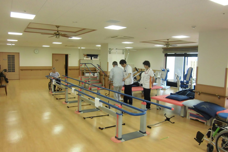 専門のリハビリテーションスタッフ